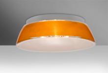 Besa Lighting 9662GDC - Besa, Pica 17 Ceiling, Gold Sand, 3x60W Medium Base