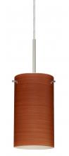 Besa Lighting B-4404CH-LED-SN - Besa Stilo 7 LED Pendant For Multiport Canopy Cherry Satin Nickel 1x9W LED