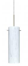 Besa Lighting B-493019-MED-SN - Besa Copa Pendant For Multiport Canopy Satin Nickel Carrera 1x40W B10 Medium Base