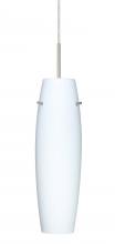 Besa Lighting J-489707-LED-SN - Besa Suzi 14 Pendant For Multiport Canopy Opal Matte Satin Nickel 1x9W LED