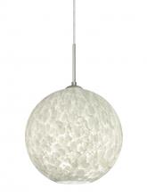 Besa Lighting J-COCO1219-LED-SN - Besa Coco 12 Pendant For Multiport Canopy, Carrera, Satin Nickel Finish, 1x9W LED