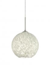 Besa Lighting J-COCO819-SN - Besa Coco 8 Pendant For Multiport Canopy, Carrera, Satin Nickel Finish, 1x60W Medium