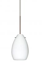 Besa Lighting RXP-171307-BR - Besa Pendant Pera 6 Bronze Opal Matte 1x50W Halogen