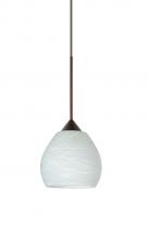 Besa Lighting RXP-560560-BR - Besa Pendant Tay Tay Bronze Cocoon 1x50W Halogen