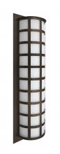 Besa Lighting SCALA28-WA-BR - Besa Outdoor Scala 28 Bronze White Acrylic 3x60W A19