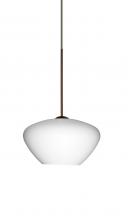 Besa Lighting X-541007-BR - Besa Pendant For Multiport Canopy Peri Bronze Opal Matte 1x50W Halogen