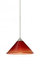 Besa Lighting XP-117681-SN - Besa Pendant Kona Satin Nickel Sunset 1x50W Halogen