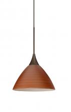 Besa Lighting XP-1743CH-BR - Besa Pendant Domi Bronze Cherry 1x50W Halogen