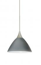 Besa Lighting XP-1743TN-SN - Besa Pendant Domi Satin Nickel Titan 1x50W Halogen