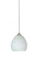 Besa Lighting XP-560560-SN - Besa Pendant Tay Tay Satin Nickel Cocoon 1x50W Halogen