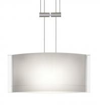 Besa Lighting 1XA-673006-SN - Besa Jodi Pendant 1xc Opal Glossy Satin Nickel 1x50W Halogen