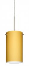 Besa Lighting 1BT-4404VM-SN - Besa Stilo 7 Pendant Satin Nickel Vanilla Matte 1x50W Candelabra