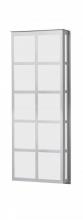 Besa Lighting BREE26-WA-SL - Besa Outdoor Bree 26 Silver White Acrylic 3x60W B10