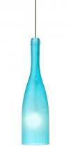 Besa Lighting RXP-1685BF-BR - Besa Pendant Botella 12 Bronze Blue Frost 1x35W Halogen