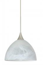 Besa Lighting 1XT-467952-SN - Besa Pendant Brella Satin Nickel Marble 1x50W GY6.35