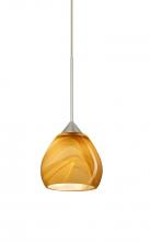 Besa Lighting 1XP-5605HN-SN - Besa Pendant Tay Tay Satin Nickel Honey 1x50W Halogen