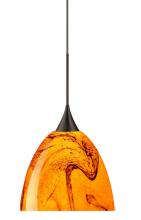 Besa Lighting 1XP-7570HB-BR - Besa Pendant Sasha Bronze Habanero 1x50W GY6.35