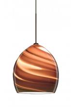 Besa Lighting XP-1716SK-BR - Besa Pendant Sprite Bronze Smoke Twist 1x50W Halogen