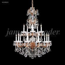 James R Moder 94329GB22 - Madrid Cast Brass 15Light Entry Chandelier