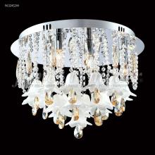 James R Moder 96324S2SE - Murano Collection Flush Mount