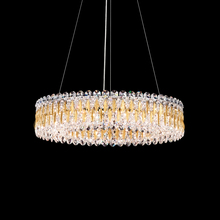  RS8343N-06H - Sarella 12 Light 120V Pendant in White with Heritage Handcut Crystal