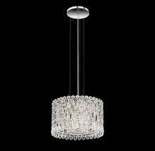  RS8345N-48H - Sarella 8 Light 120V Pendant in Antique Silver with Heritage Handcut Crystal