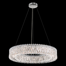  RS8349N-48H - Sarella 18 Light 120V Pendant in Antique Silver with Heritage Handcut Crystal