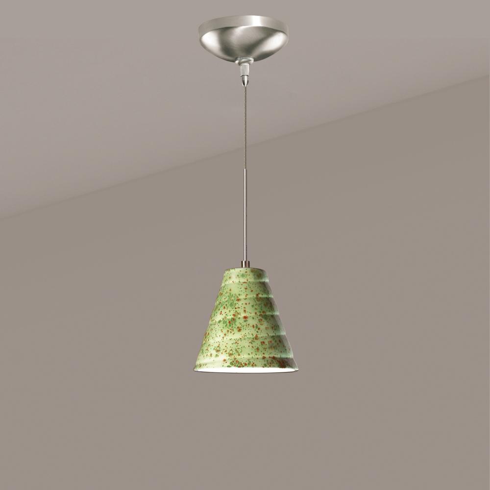 Vortex Low Voltage Mini Pendant Pistachio (12V Dimmable MR16 LED (Bulb included))