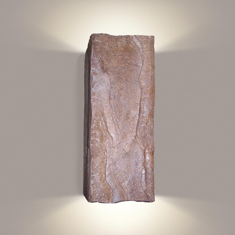 Stone Wall Sconce Brown