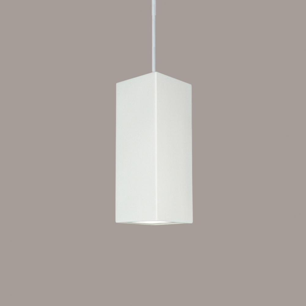 Timor Pendant: Spanish Olive (White Cord & Canopy)