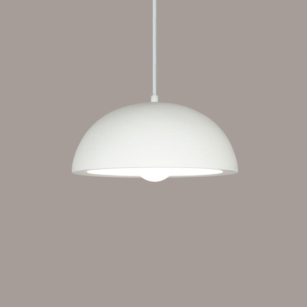 Thera Pendant: Brick (White Cord & Canopy)