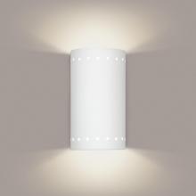 A-19 207-WG-1LEDE26 - Melos Wall Sconce: White Gloss