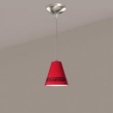 A-19 LVMP15-MR-LEDMR16 - Strands Low Voltage Mini Pendant Matador Red (12V Dimmable MR16 LED (Bulb included))