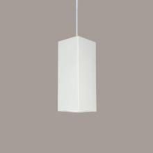 A-19 P1801-A5-WCC - Timor Pendant: Brick (White Cord & Canopy)