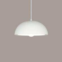 A-19 P301-A5-WCC-1LEDE26 - Thera Pendant: Brick (White Cord & Canopy)