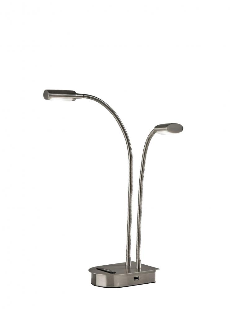 Eternity LED 2 Arm Desk Lamp w/Smart Switch