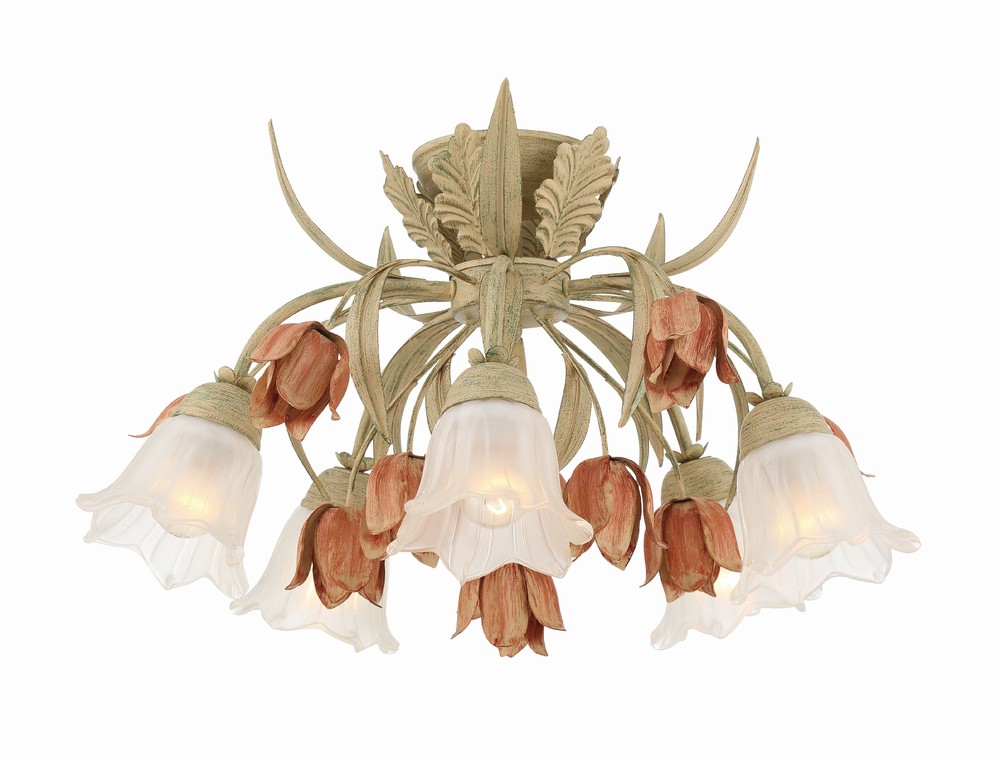 floral light fitting