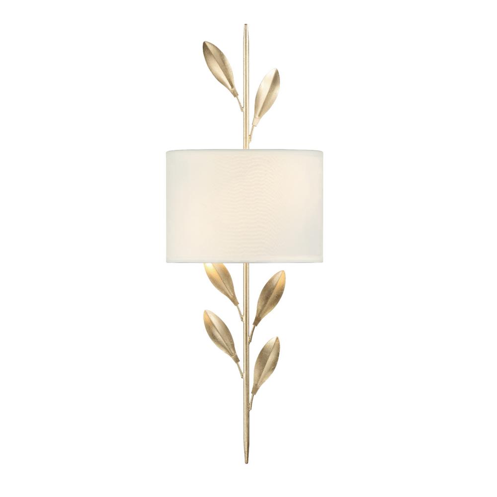 Broche 2 Light Antique Gold Sconce