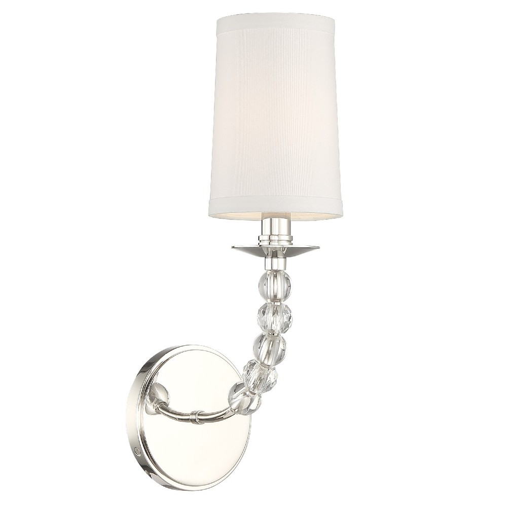 Mirage 1 Light Polished Nickel Wall Mount