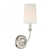  2241-PN - Libby Langdon Sylvan 1 Light Polished Nickel Sconce