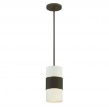 Crystorama 290-DB - Libby Langdon Grayson 1 Light Dark Bronze Mini Pendant