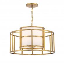 Crystorama 9595-LG - Brian Patrick Flynn Hulton 5 Light Luxe Gold Chandelier