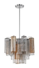 Crystorama ADD-300-CH-AU - Addis 4 Light Polished Chrome Chandelier