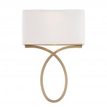 Crystorama BRK-A3702-VG - Brinkley 2 Light Vibrant Gold Sconce