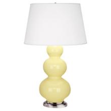 Robert Abbey 357X - Butter Triple Gourd Table Lamp