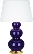 Robert Abbey 381X - Amethyst Triple Gourd Table Lamp