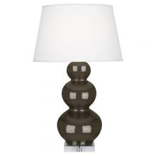 Robert Abbey TE43X - Brown Tea Triple Gourd Table Lamp