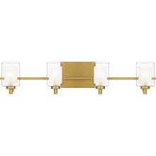 Quoizel KLT8604BRGLED - Kolt 4-Light Brushed Gold Bath Light