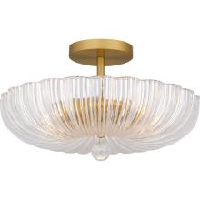 Quoizel QSF6748BRG - Belmond 3-Light Brushed Gold Semi-Flush Mount