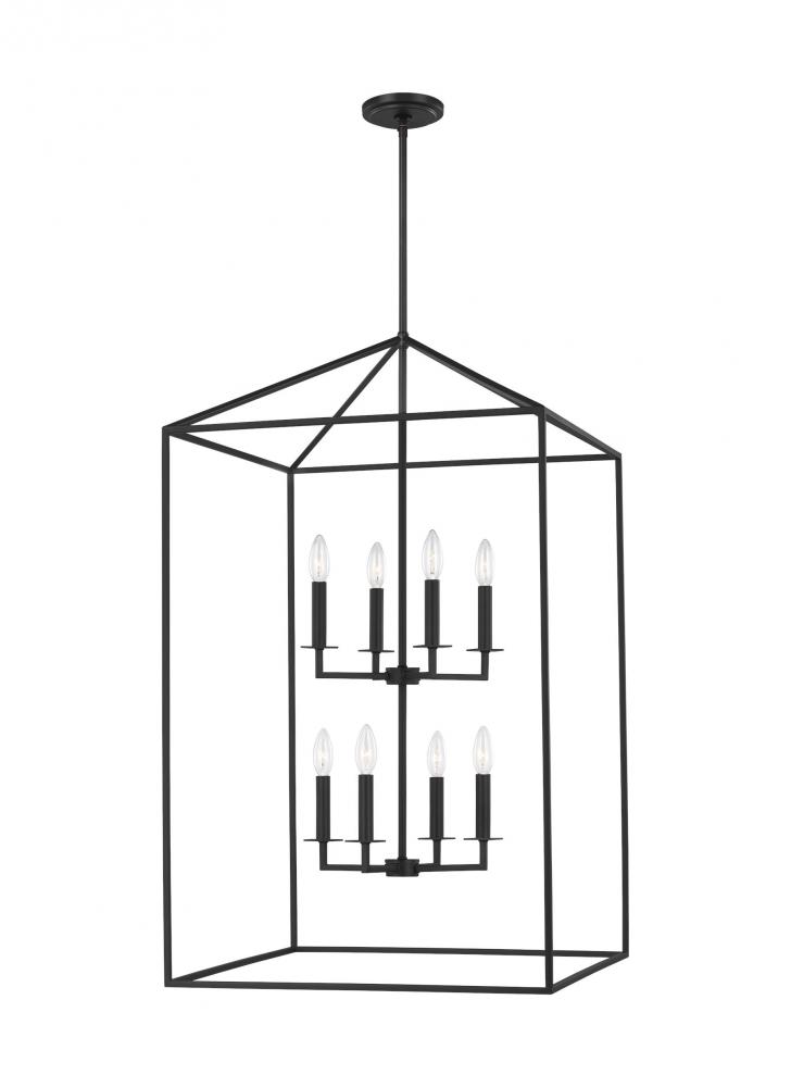 Perryton transitional 8-light LED indoor dimmable extra large ceiling pendant hanging chandelier lig